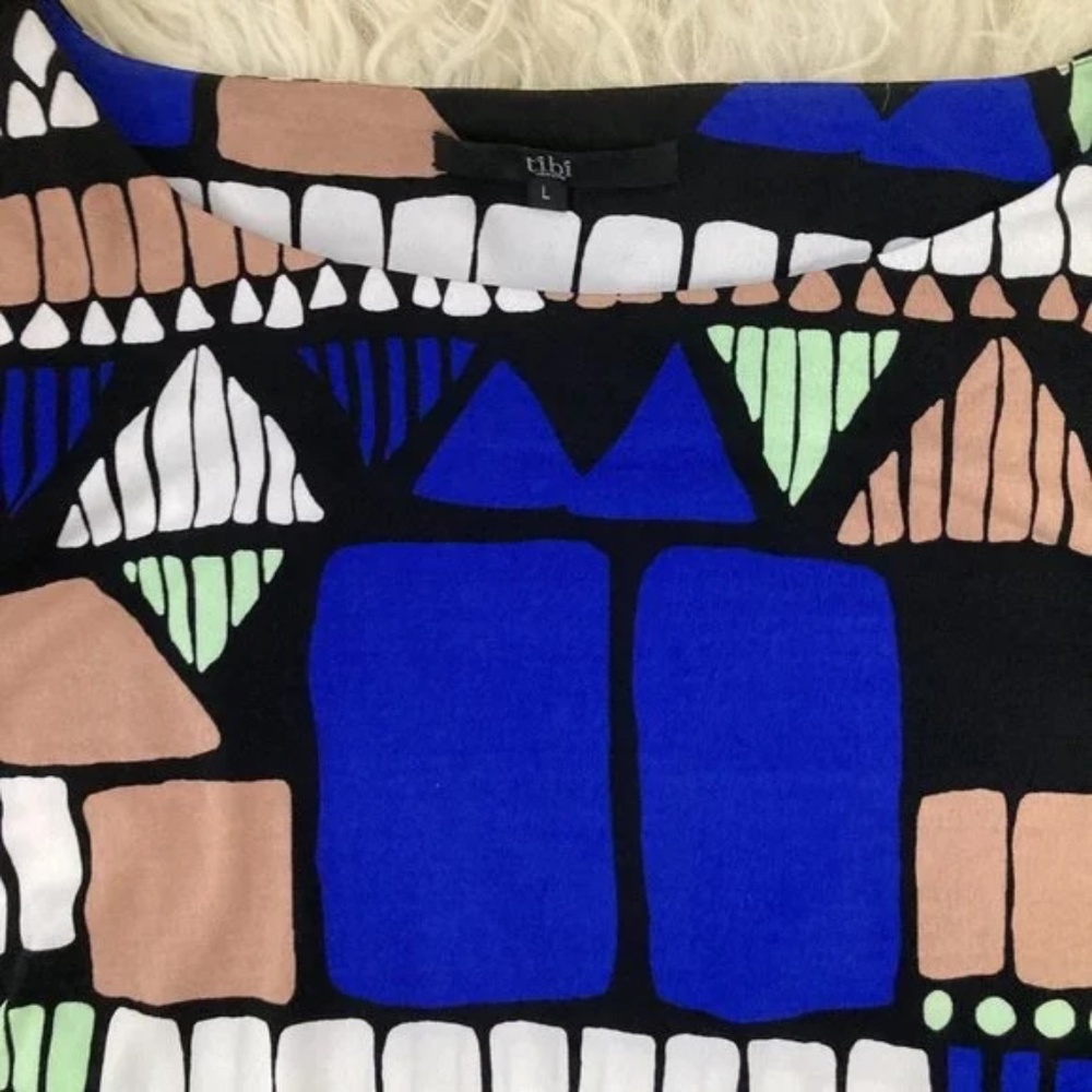 TIBI Printed Mini Dress - Picture 9 of 10